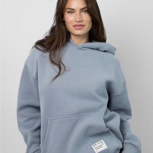 Comfrt Slate Blue Affirmations hoodie